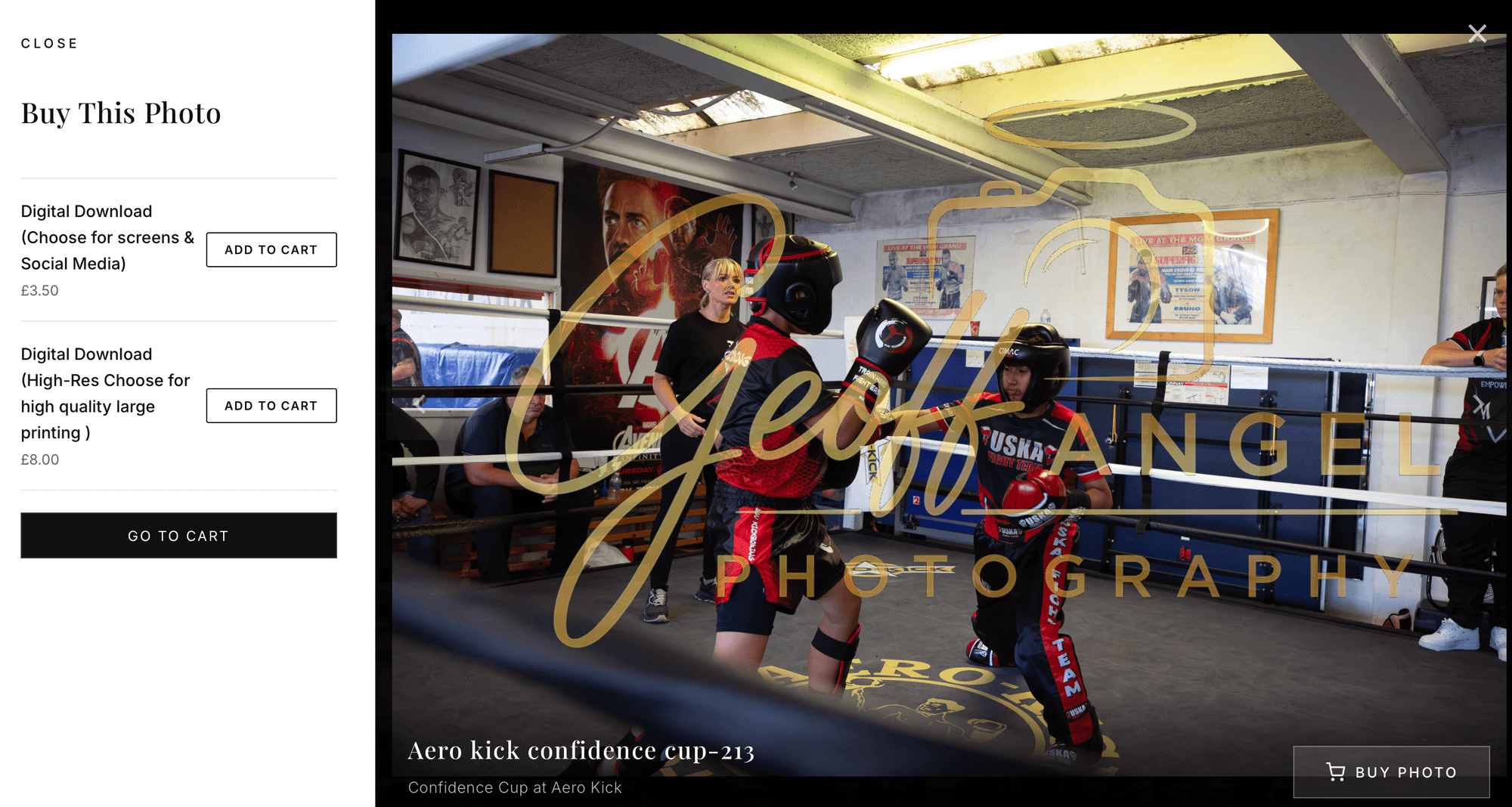 Geoff Angel Photography — The checkout